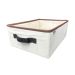 Caixa Organizadora Em Tecido De 28x15x38cm C/ Alça KIT 6
