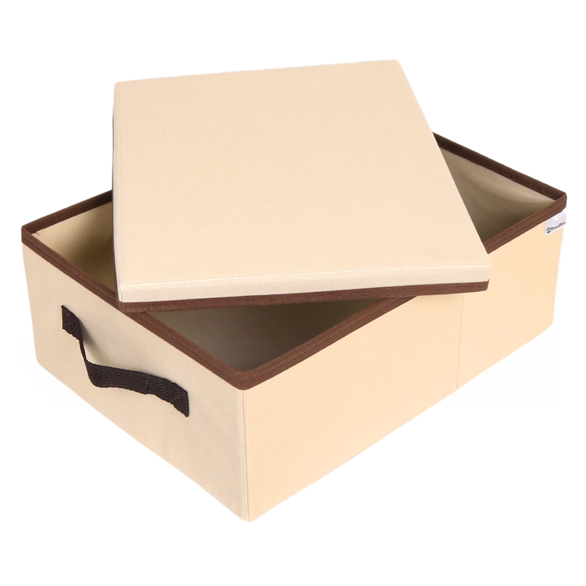 Caixa Organizadora Média 28x15x38 - C/ Alça e Tampa KIT 2