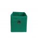 Caixa colorida Organizadora para brinquedos e closet 14x15x28 com ilhós Verde bandeira