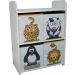 Estante Nicho Com Caixas Estampadas - Leopardo - Leão - Pinguim - Vaquinha