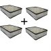 Kit com 4 organizadores de Gavetas , 27X36 c/ 12 divisões Bege/Marrom
