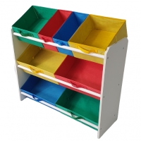 Organizador Infantil  Porta Brinquedos Colorido - Montessoriano - Organibox