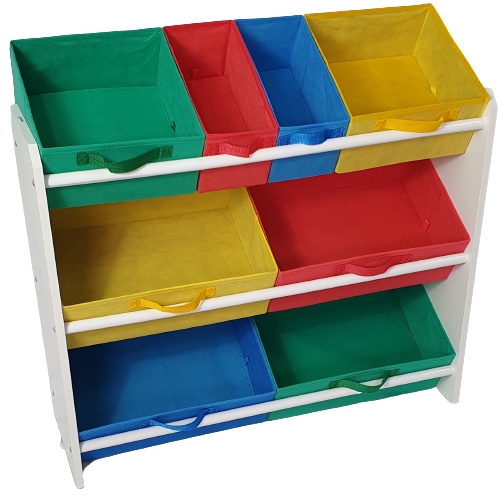 Organizador Infantil  Porta Brinquedos Colorido - Montessoriano - Organibox