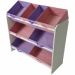 Organizador Infantil Porta Brinquedos  - Rosa e Lilás - Montessoriano - Organibox