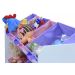 Organizador Infantil Porta Brinquedos  - Rosa e Lilás - Montessoriano - Organibox