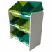 Organizador Infantil Porta Brinquedos - Montessoriano -  Médio Verde Bandeira e Verde Limão - Organibox