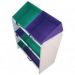 Organizador Infantil Porta Brinquedos - Montessoriano -  Médio Violeta e Verde Bandeira - Organibox