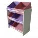 Organizador Infantil Porta Brinquedos - Montessoriano - Médio Rosa e Lilas