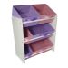 Organizador Infantil Porta Brinquedos - Montessoriano - Médio Rosa e Lilas