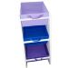 Organizador Infantil Porta Brinquedos Mini - Violeta, Azul e Lilás - Montessoriano Organibox - Único