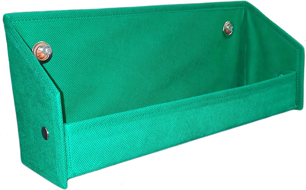 Prateleira/Revisteiro Em TNT De 40X15X10 - Organibox - Verde Bandeira
