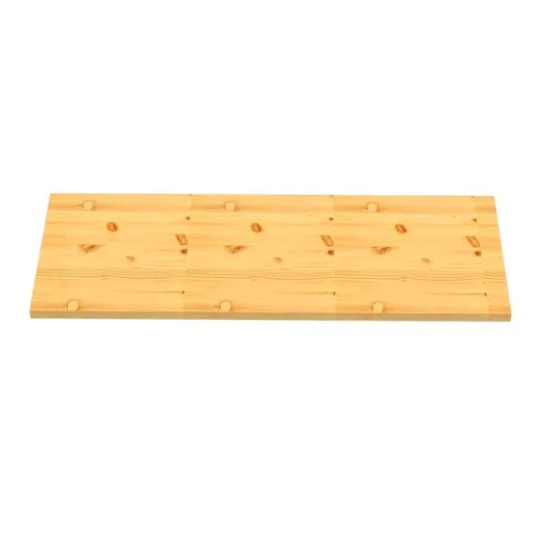 Painel de Madeira Pinus Maciça 80x30x1,8cm - Eco
