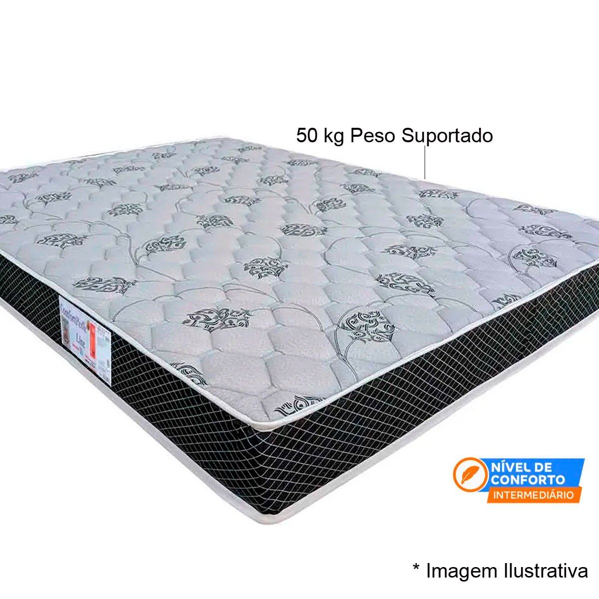 Colchão Solteiro Espuma D20 88x188x12 cm Comfortpedic Line