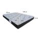 Colchão Solteiro Espuma D20 88x188x12 cm Comfortpedic Line