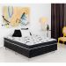 [OUTLET] Cama Box Casal Conjugada Union Espuma D18 Preta e Branca