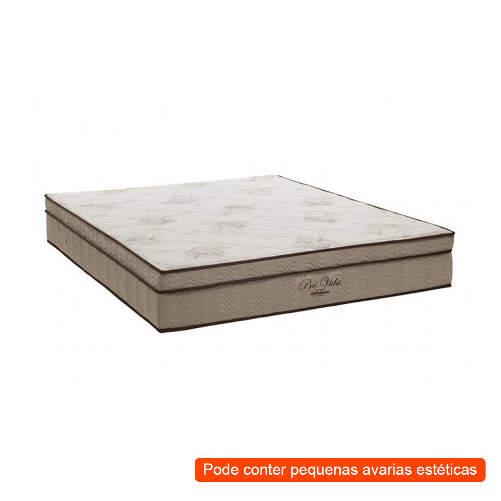 [OUTLET] Colchão Queen Molas Ensacada Pró Vida (30x158x198) Bege