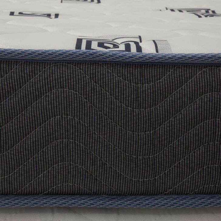 [OUTLET] Colchão Solteiro Espuma D33 Light (20x78x188) Cinza e Azul