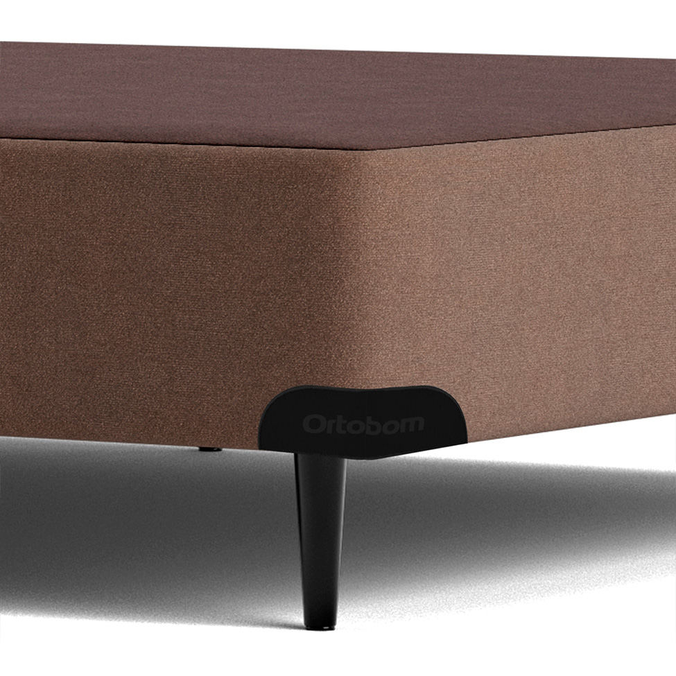 Base Box Solteiro Camurça I Creme