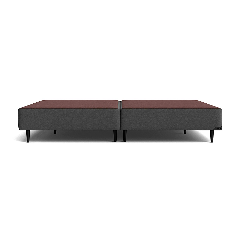 Base Box Super King Size Camurça I Cinza