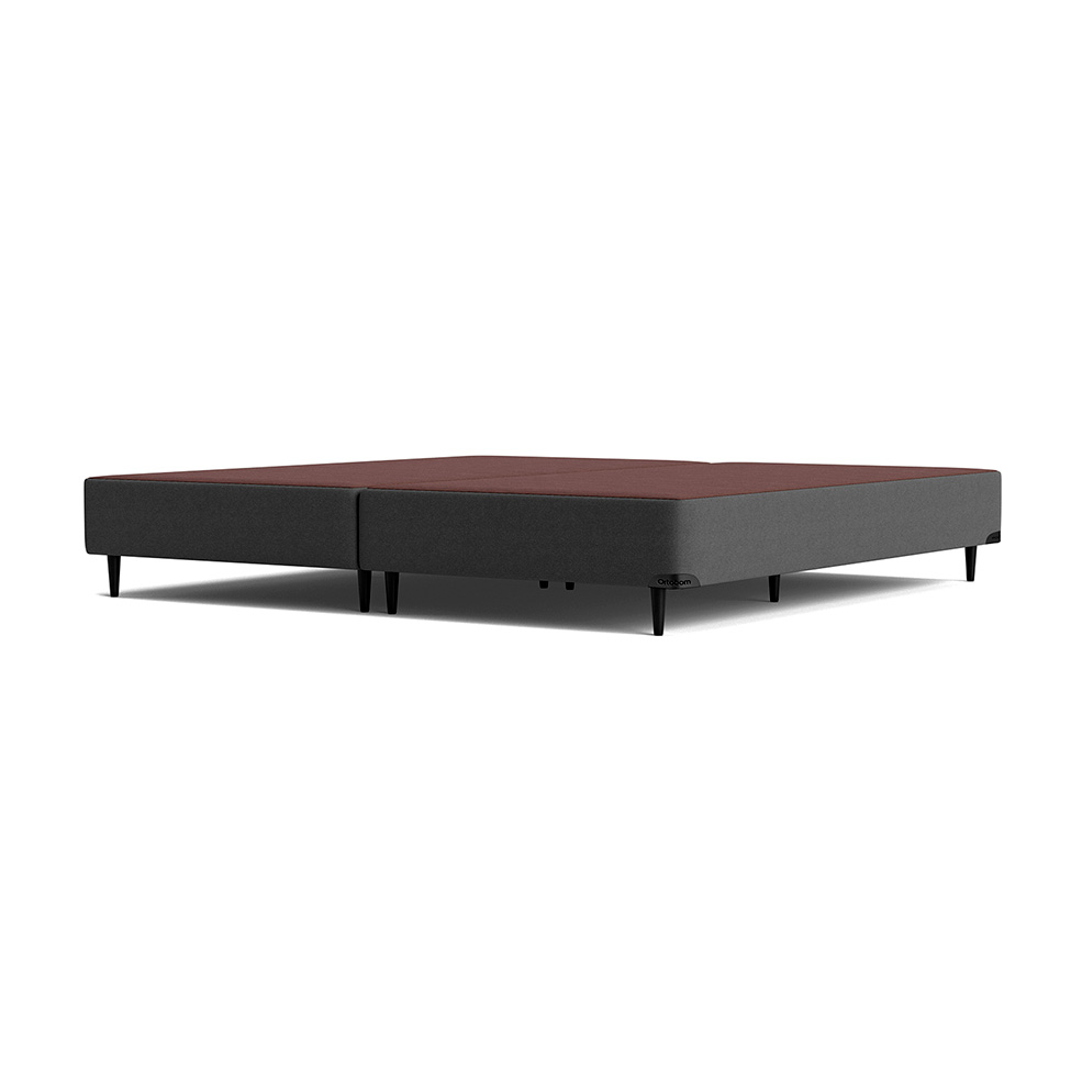 Base Box Super King Size Camurça I Cinza