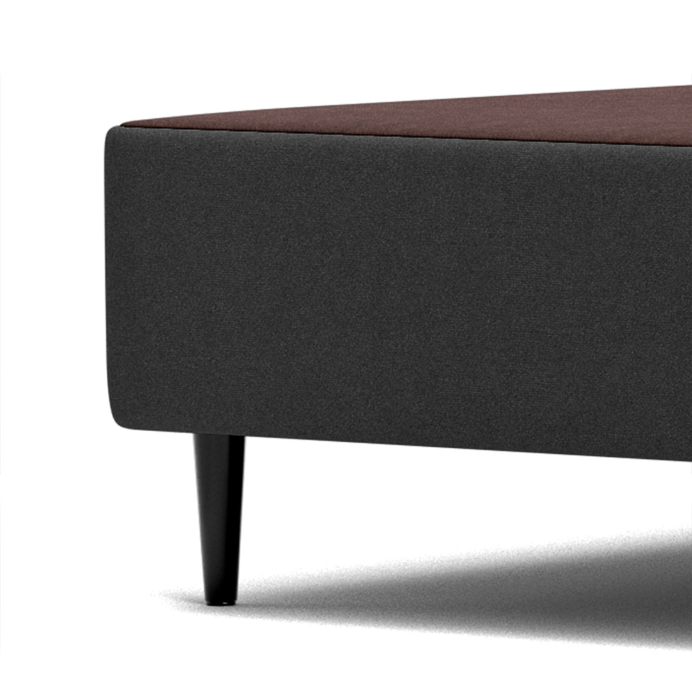 Base Box Super King Size Camurça I Cinza