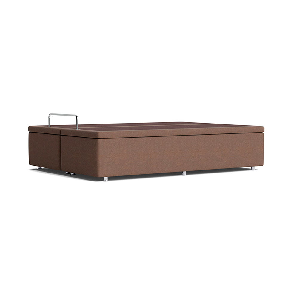 Base Box de Casal Americana Camurça Bege