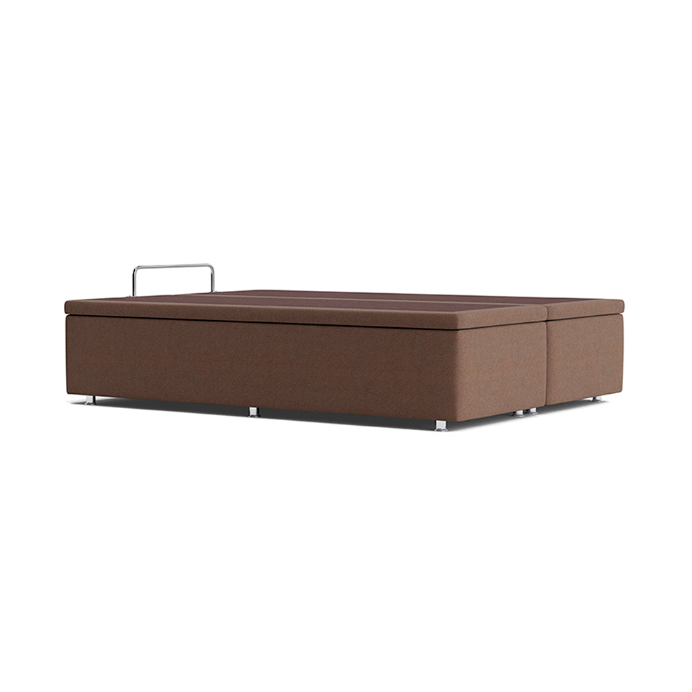 Base Box de Casal Americana Camurça Bege