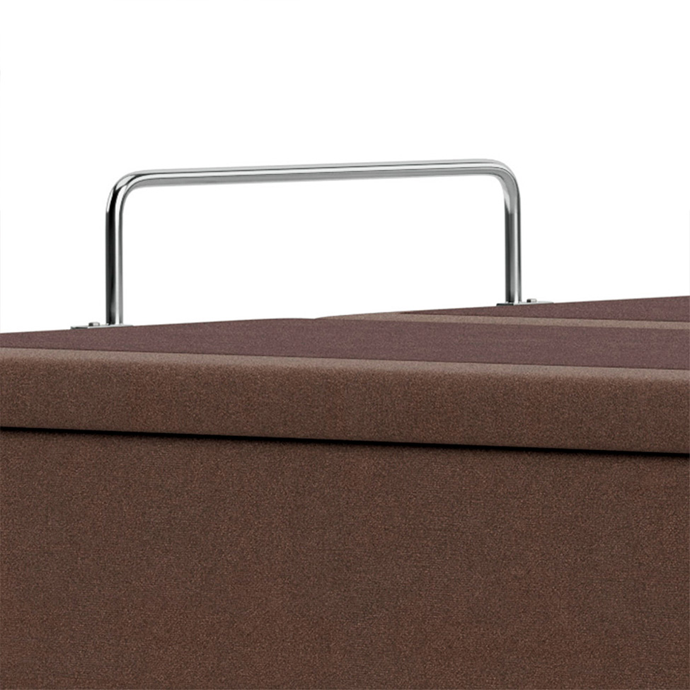 Base Box de Casal Americana Camurça Bege