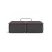 Base Box de Casal Americana Camurça Cinza