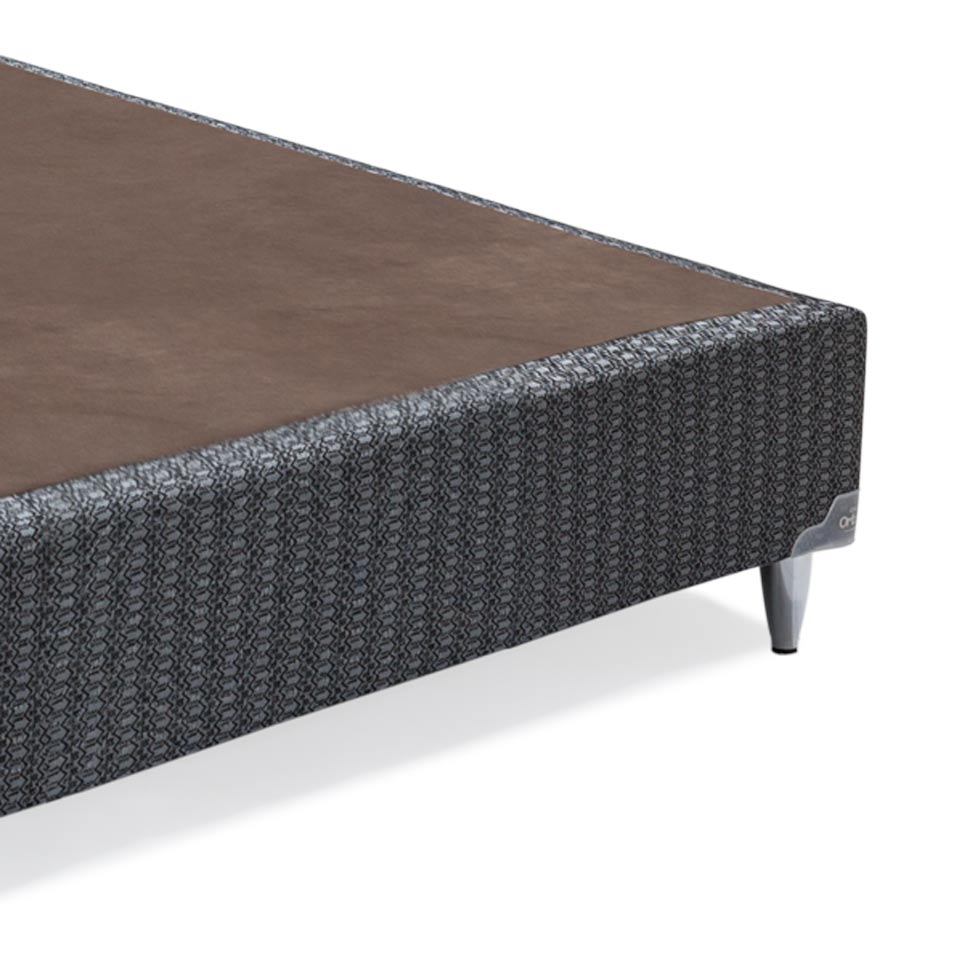 Base Para Cama Box Casal Ambar Grafite