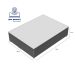 Base Para Cama Box Casal Marfim com Baú Branco