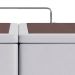 Base Para Cama Box Casal Marfim com Baú Branco