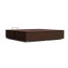 Base Para Cama Box Casal Pérola com Baú Marrom