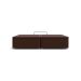 Base Para Cama Box Casal Pérola com Baú Marrom
