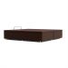 Base Para Cama Box Casal Pérola com Baú Marrom