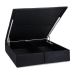 Base Para Cama Box Casal Safira com Baú Preto