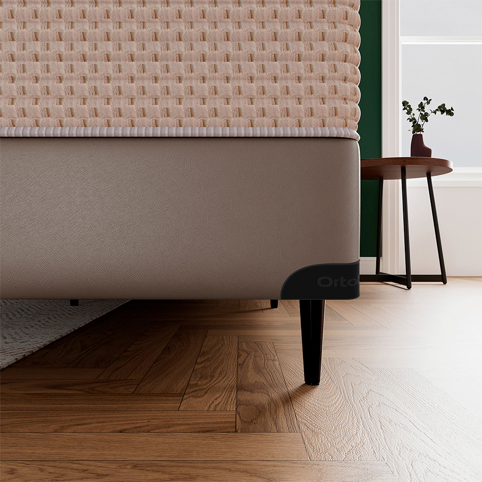 Base para Cama Box Casal Cori II Creme