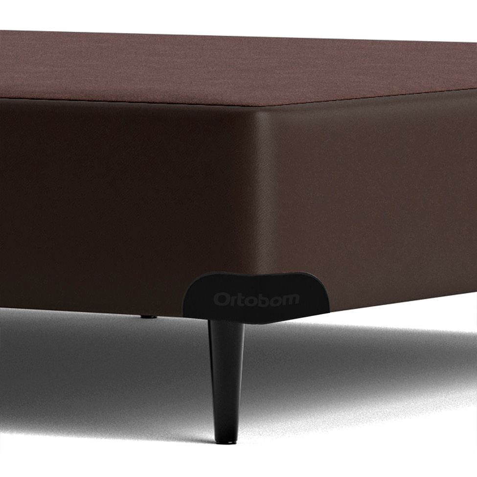 Base para Cama Box Casal Cori II Marrom