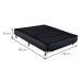 Base para Cama Box Casal Cori VI Preta
