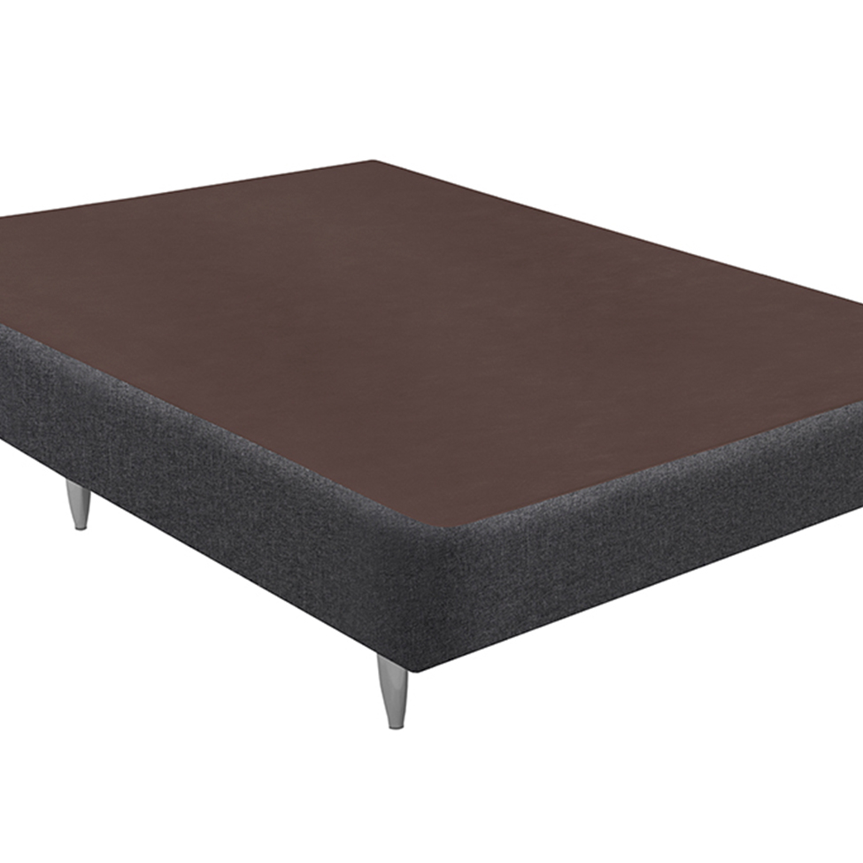 Base para Cama Box Casal Linen (23x138x188) Cinza