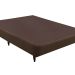 Base para Cama Box Casal Linen (23x138x188) Marrom