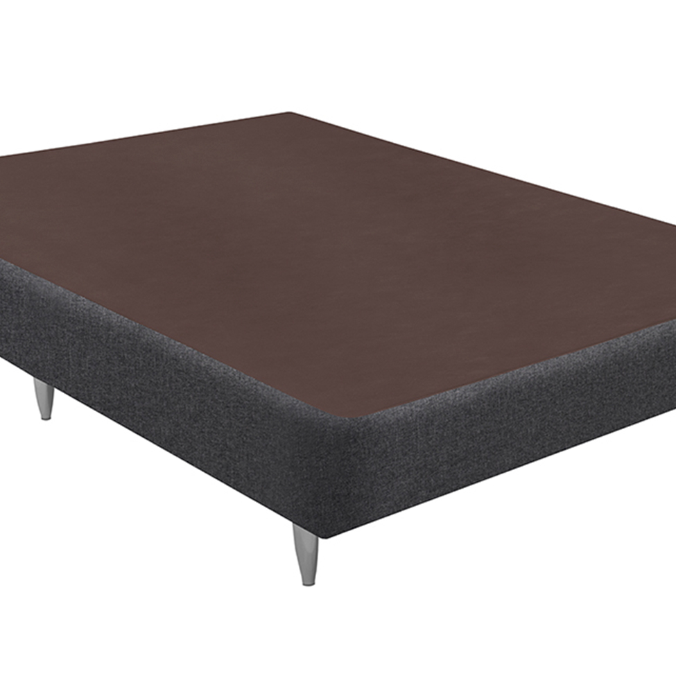 Base para Cama Box Casal Linen (30x138x188) Cinza
