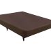 Base para Cama Box Casal Linen (30x138x188) Marrom