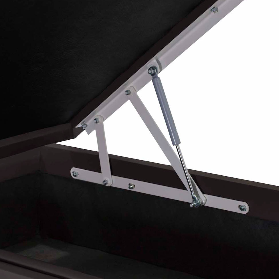 Base para Cama Box Casal Physical ll com Baú (39x138x188) Marrom