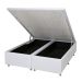 Base para Cama Box King Americana com Baú Branca