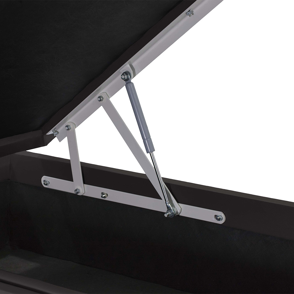Base para Cama Box King Americana com Baú Marrom