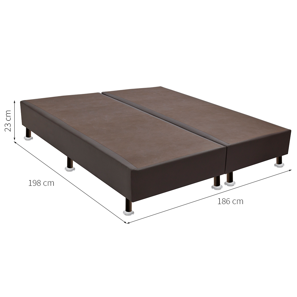 Base para Cama Box King Cori I Marrom