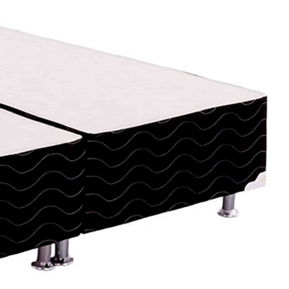 Base para Cama Box King Light (31x193x203) Preta