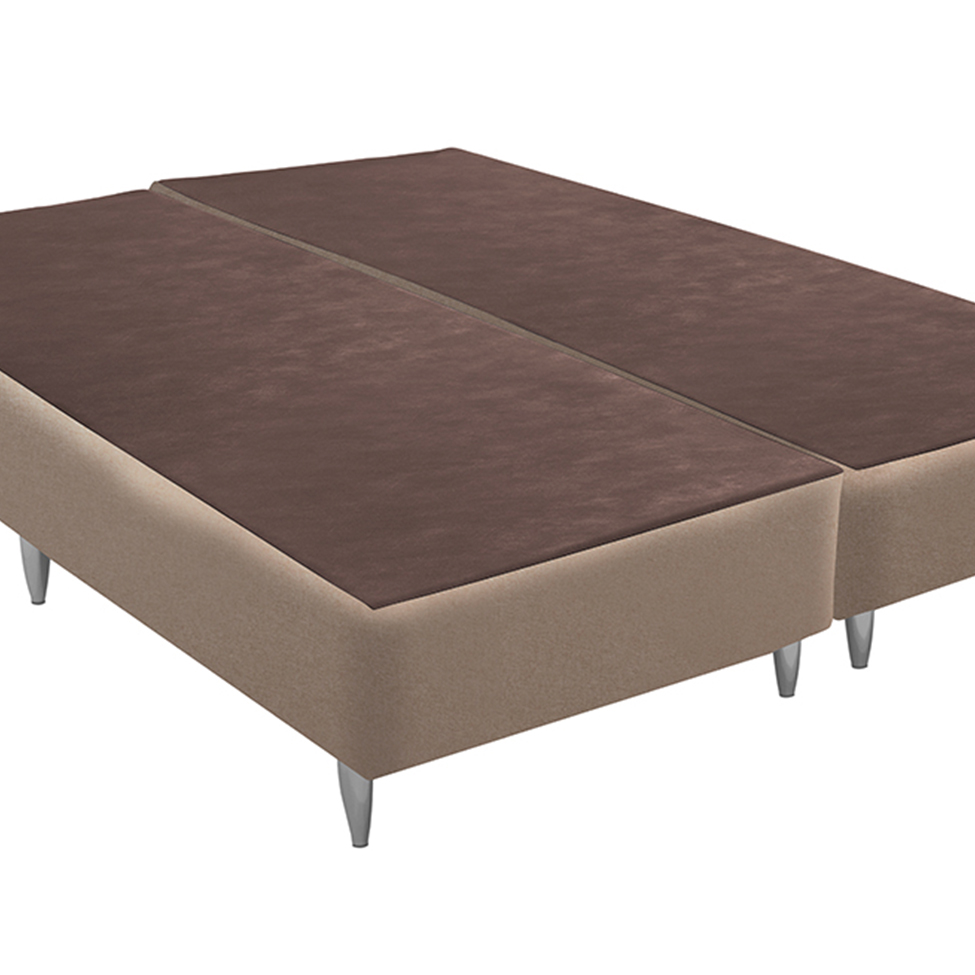 Base para Cama Box King Linen (23x186x198) Bege