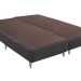 Base para Cama Box King Linen (23x186x198) Cinza